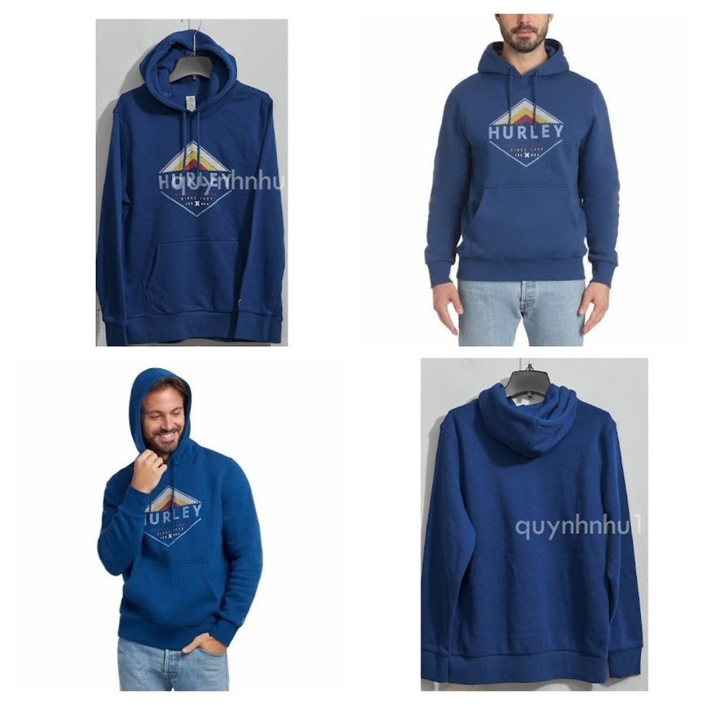 Hurley™ Hooded Sweatshirt in M size blue - Picture 1 of 6